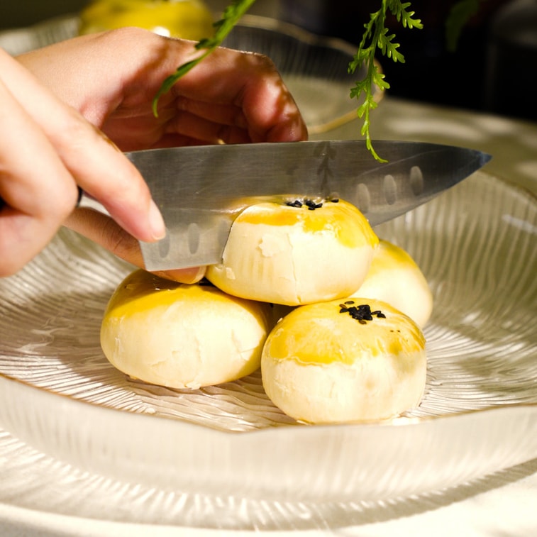 Egg Yolk Pastry Purple Sweet Potato Flavor 【Includes Approx. 45pcs, 88.18 oz】 14