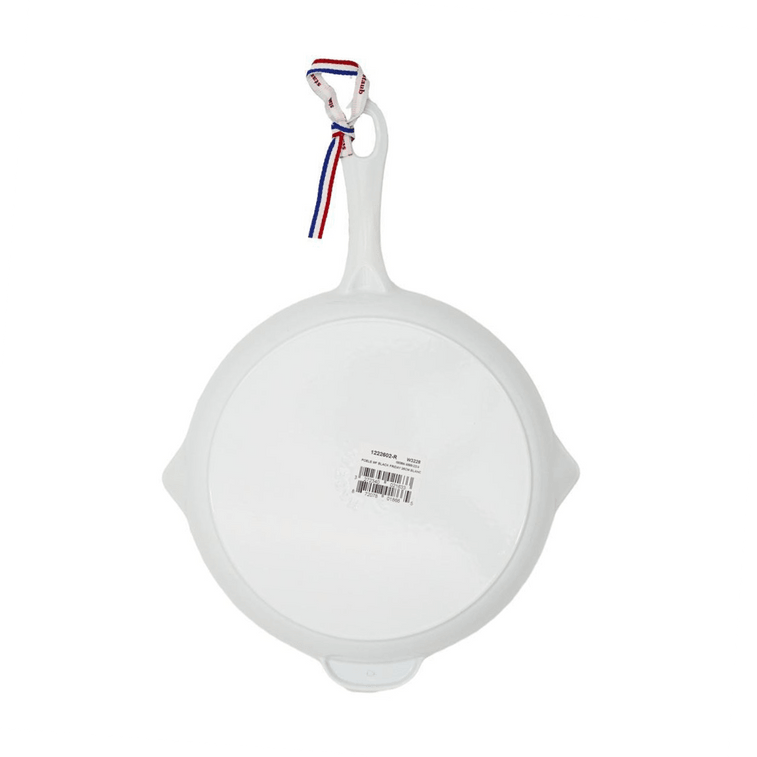 法国STAUB珐宝 铸铁煎锅平底锅 炒菜煎牛排锅 10" 白色 8