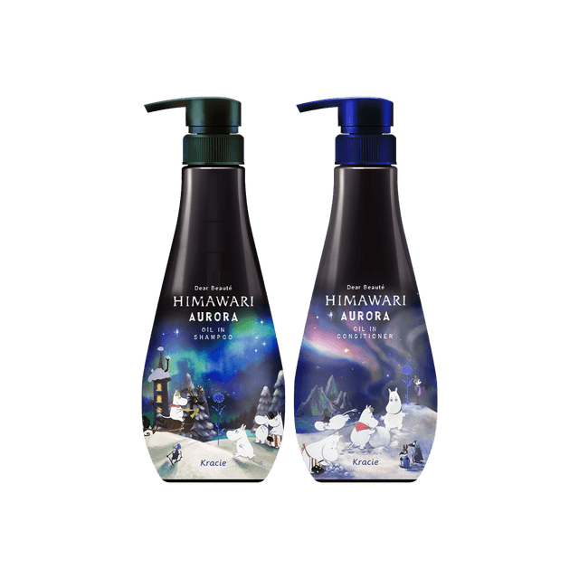 KRACIE HIMAWARI Moomin Aurora Gloss Repair Shampoo 400ml +