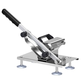 소고기와 양고기 롤을 얇게 썰기에 최적화된 최고급 고기 슬라이서입니다. 새해에는 소고기 롤을 마음껏 즐겨보세요! 훠궈와 바비큐에도 제격인 이 고기 슬라이서는 재료 손질을 간편하게 해줍니다. 얇게 썰 수 있는 냉동 고기 슬라이서입니다. 사용 시 손에 닿지 않도록 주의하세요!