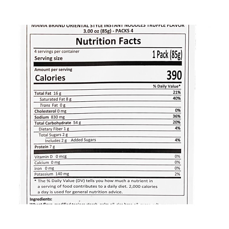 Oriental Kitchen Instant Stir-fried Noodles, Truffle Flavor, 3 oz *4 Pack【7-Eleven Popular Products】 8