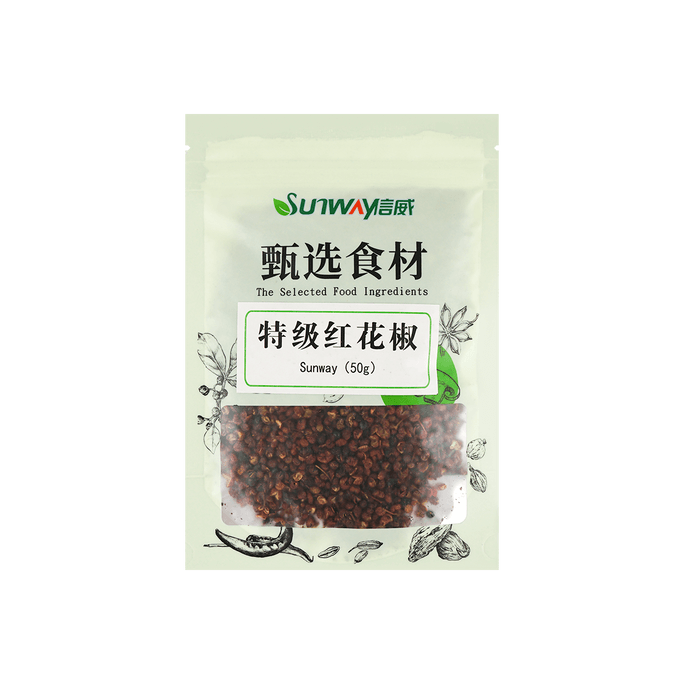 Red Sichuan Pepper, 1.76oz