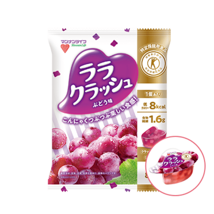 Konjac Jelly Grape Flavor 24g*8 Pieces