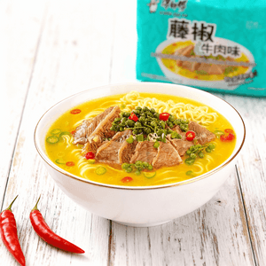 康师傅 方便面 藤椒牛肉味 5连包 17.95oz