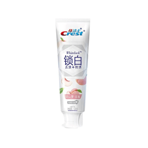 Jiajieshi Toothpaste 3D Dazzling White Lock White Peach Flavor Fresh Breath Family Set Cherry Blossom Beauty 120g * 1