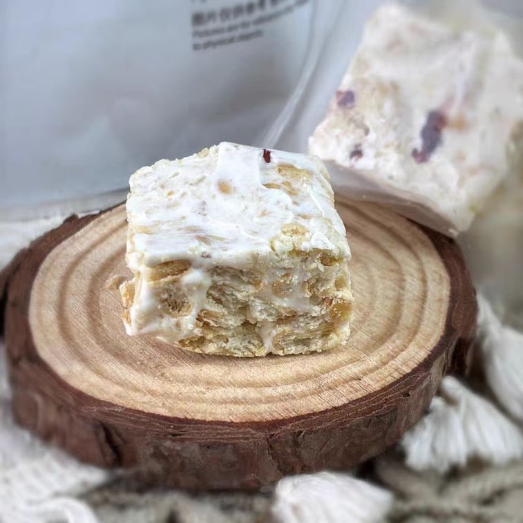  卜珂零点 日式雪花奶酥 可可口味雪花酥 酥软细腻 纵享甜蜜 110g 4