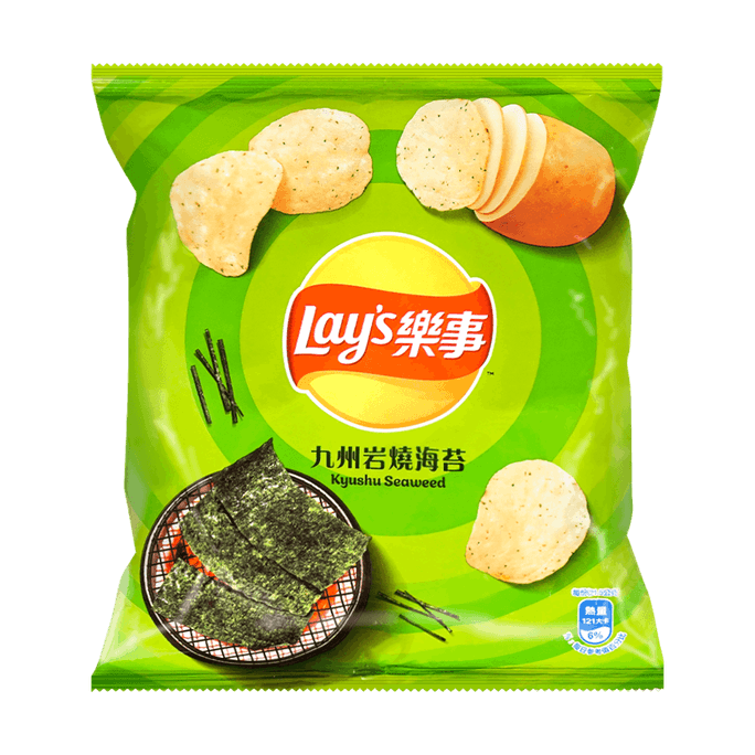 Potato Chips Kyushu Seaweed Flavor 34g