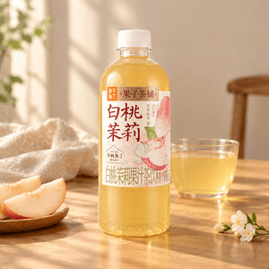 果子熟了 白桃茉莉果汁茶饮料 500ml 【真实果汁】【茉莉清香】