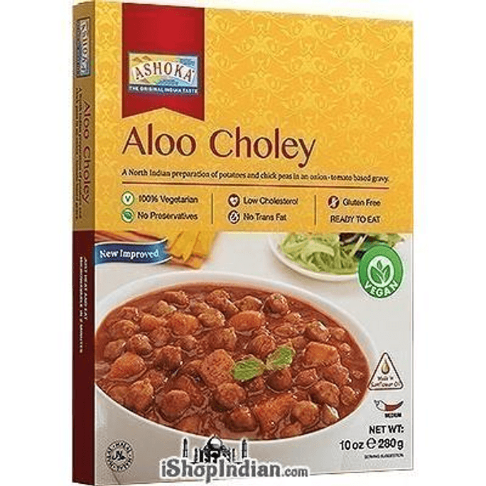 Aloo Choley (Ready-to-Eat), 10 oz box