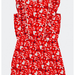 美國 MOM LOVES ME - 兒童女孩我愛你洋裝 - 草莓色 10