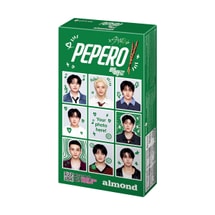 Pepero Almond and Chocolate Cookie Sticks 【8 packs in 1 box】 9.03 oz【Stray Kids Pick】【Packing May Vary】