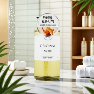 韩国爱茉莉HAPPYBATH 经典系列弱酸性柔软香氛沐浴露 泛醇深度补水保湿 温和不刺激 全家可用大容量 910g #No.046经典香(苹果&香蕉麝香基调)