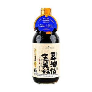 골든 블랙 자연 양조 간장, 설탕 무첨가, 16.9 fl oz