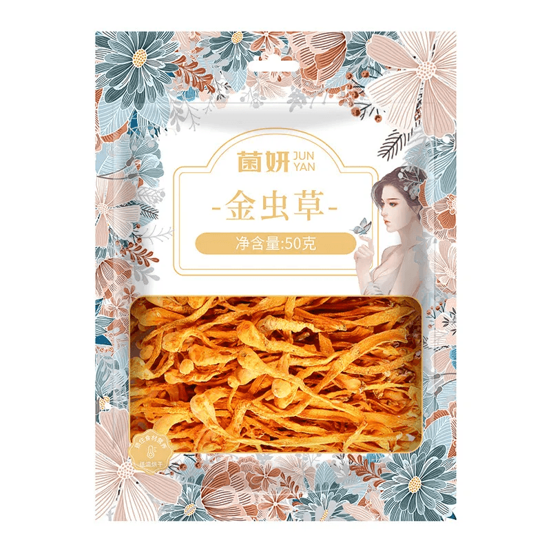 菌妍 虫草花干货北虫草蛹虫草金虫草汤料菌汤包羊肚菌50g*1包