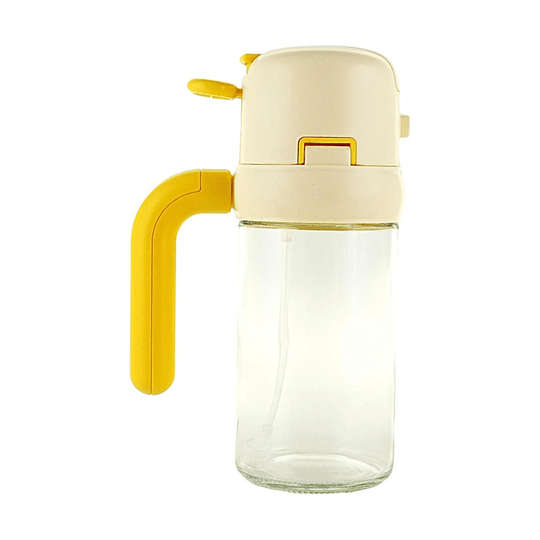 Leak-proof Borosilicate Glass Oil Bottle Spray/Pour 2-in-1 Kitchen Tool 4