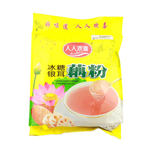 Poudre de racine de lotus et de trémelle au sucre cristallisé 19,05 oz 【Doux et rafraîchissant】【Instantané et pratique】