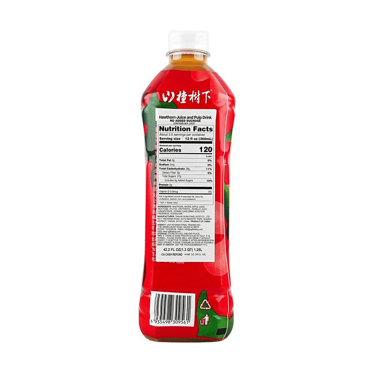 산사나무 주스 및 과육 혼합 음료, 무설탕, 42.2 fl oz 16