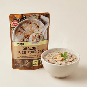 Abalone Rice Porridge, 14.82 oz【Real Abalone Pieces Rich Creamy】