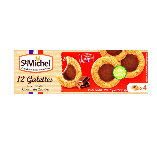 St Michel Original Butter Galettes with Chocolate