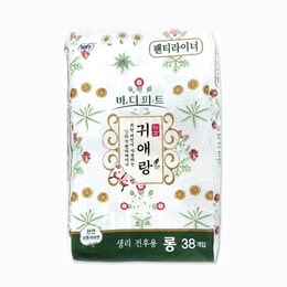 韓國LG SOFY貴愛娘 閨艾朗中藥草本衛生棉 #17.5cm 38片入