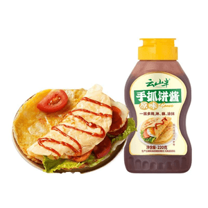 【中国直邮】 云山半 原味手抓饼酱烤冷面杂粮煎饼果子酱香饼酱家用早餐卷饼酱220g*1瓶