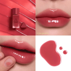 韩国3CE小硬糖唇釉4g #04树莓气泡【OY限定】【附赠小熊挂件】