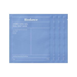한국산 바이오던스 하이드로 세라놀 딥 모이스처라이징 마스크(4매)