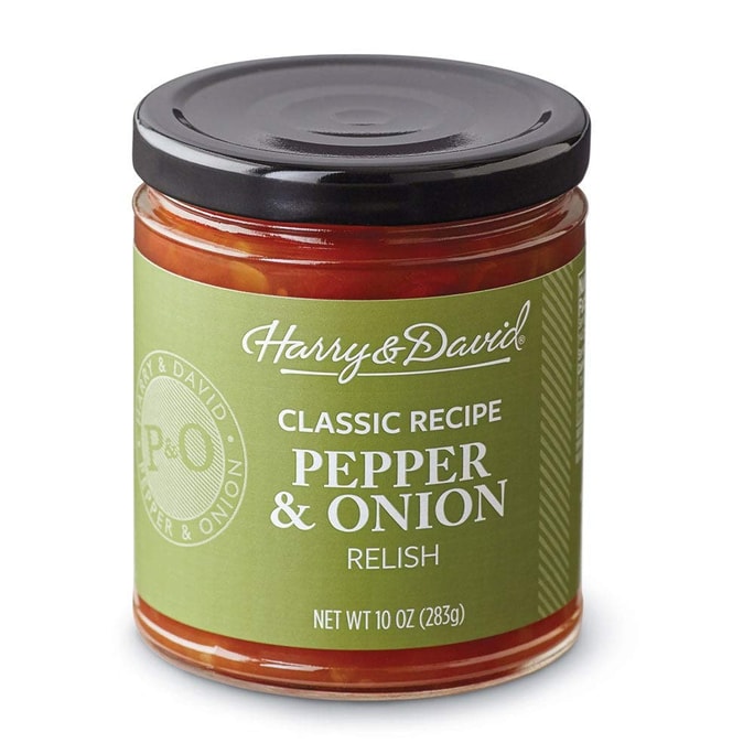Classic Recipe Pepper & Onion Relish (10 Ounces) (283g) Hot Dog Topping Hamburger Relish Condiment Staple
