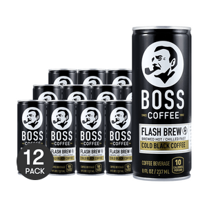 フラッシュブリュー コールドブラックコーヒー 8液量オンス *12個入り【12パック】【低カロリー 0脂肪】