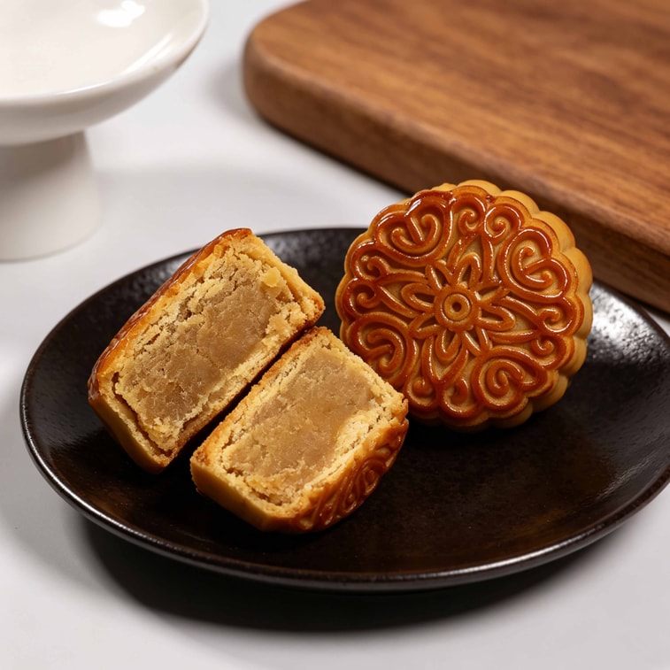 恩点 豆乳茉莉 月餅 80g【柔和豆乳基底】【清雅茉莉花香內餡】 4