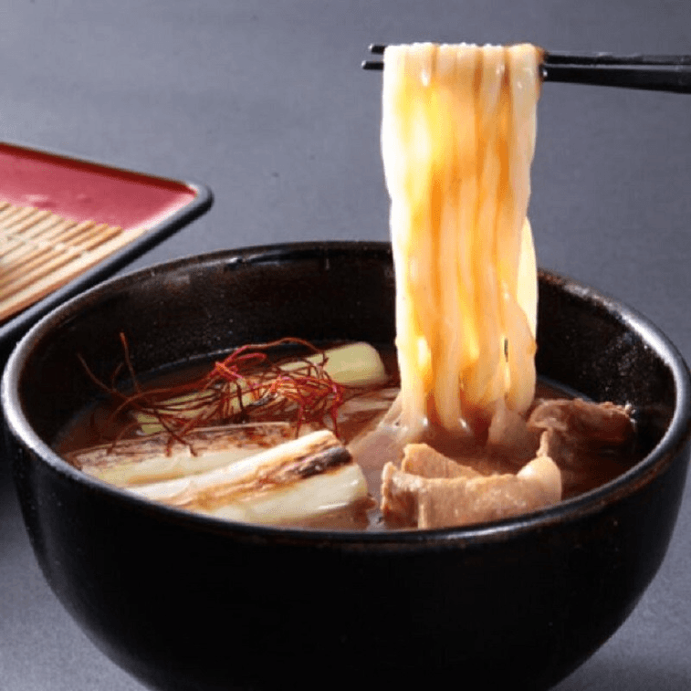 花山うどん 鬼ひも川 幅広面3人前 上州肉汁つゆ付き/日本人気ラーメン屋 4