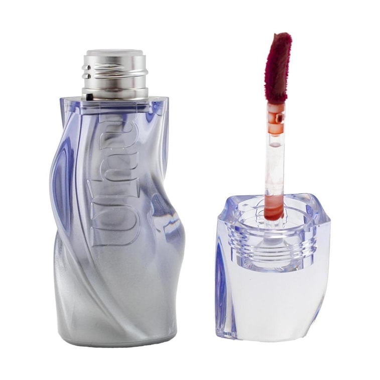 6D Diamond Gloss Lip Stain,  0.1 oz. #U09 Confident - Cinnamon Milk Tea & Intelligent Nude Pink | Transfer-Proof 3