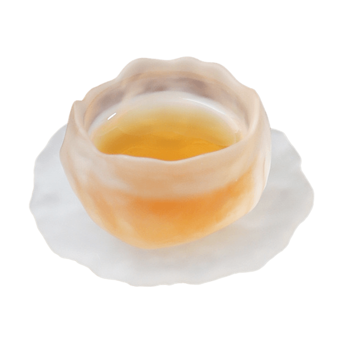 Matte Glass Tea Cup with Saucer, 50ml