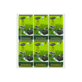 Roasted Seaweed with Green Tea - 12 Bags, 1.69 oz