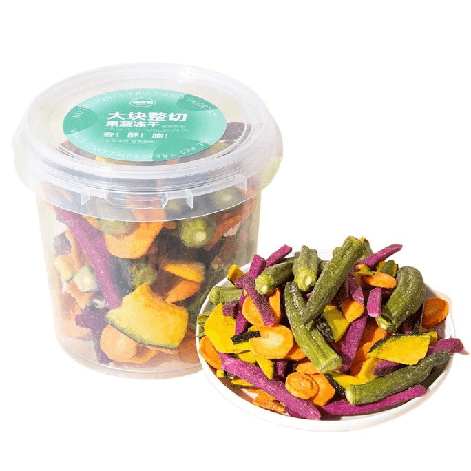 Happi Dog Dog Treats Vegetable Freeze-Dried Companion Vegetable Freeze-Dried 200g*1 Bucket