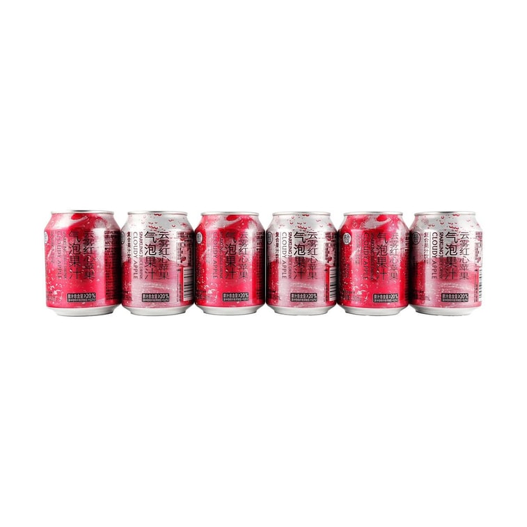 Cloud Mist Red-Fleshed Apple Sparkling Fruit Juice Drink,8.45 fl oz* 6 pack 13