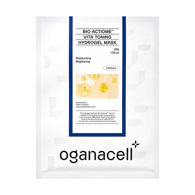 Bio Actiome Vita Toning Hydrogel Mask, 5sheets