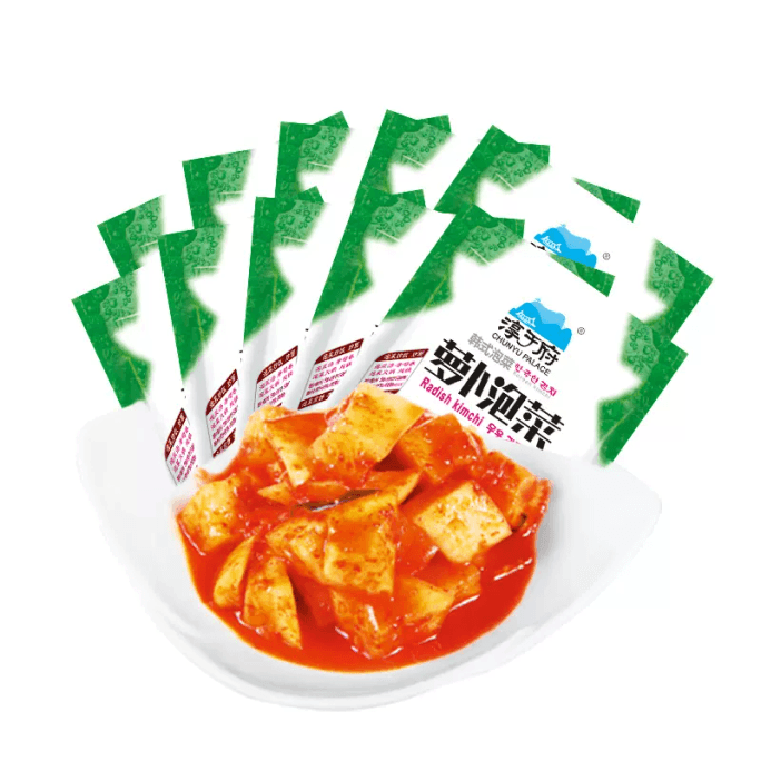 ChunYuFu Radish Pickle 100g/Bag Korean Pickle Dinner Pickled Vegetables Pickle With Congee