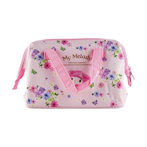 日本SKATER斯凯达 口金式午餐包 美乐蒂柔彩花纹 便携可爱通勤便当包 M