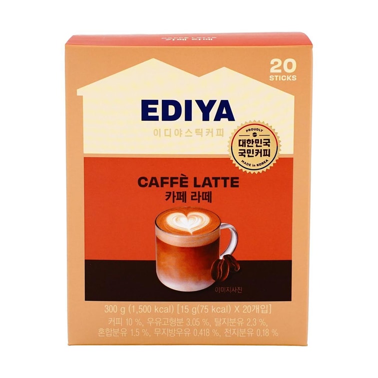 カフェラテ - インスタントコーヒー、20本* 0.45オンス 4