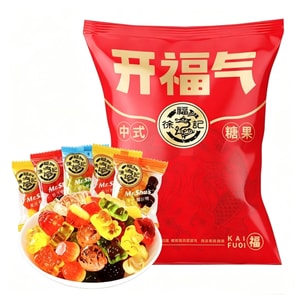 Gummy Candy, Soft Candy, Fruit Juice Candy, QQ Candy, 230g*1 Bag, Wedding Candy, Confectionery, Snacks [Festive Lucky Candy]