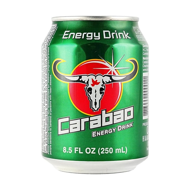 Carabao Cup Energy Drink 8.5 fl oz 【Thai National Energy Boost】 【Overtime Endurance】