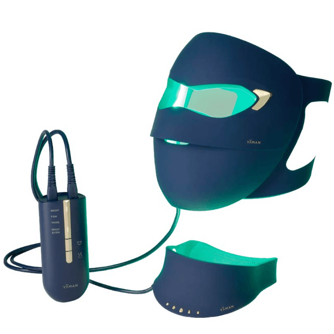 YAMAN LED green light mask for whitening spots and neck lines