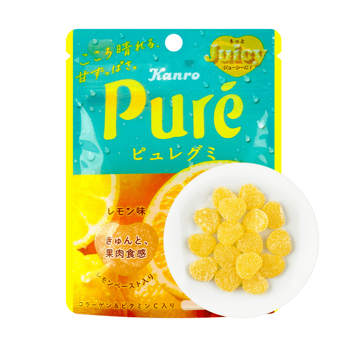 Pure Gummy Candy Lemon Flavor 56g