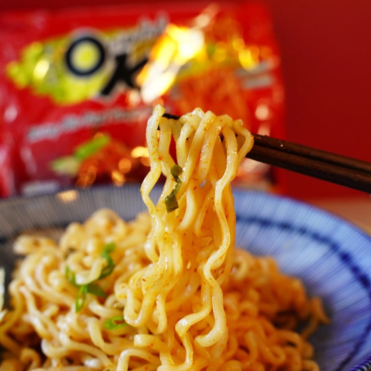 Oriental Kitchen Instant Stir-fried Noodles, Shrimp Stir Fried Tomyum Sauce , 3 oz 【Original Kitchen】 3