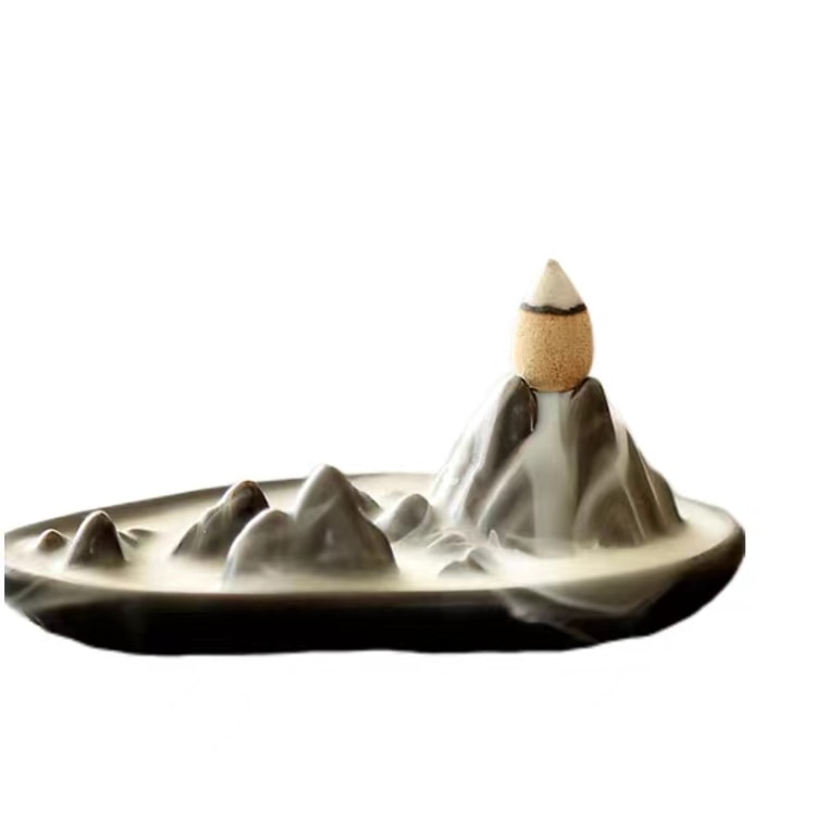 中国直邮】FOXTAIL 流香炉创意禅意古典倒流香摆件--庐山云海丨*预计