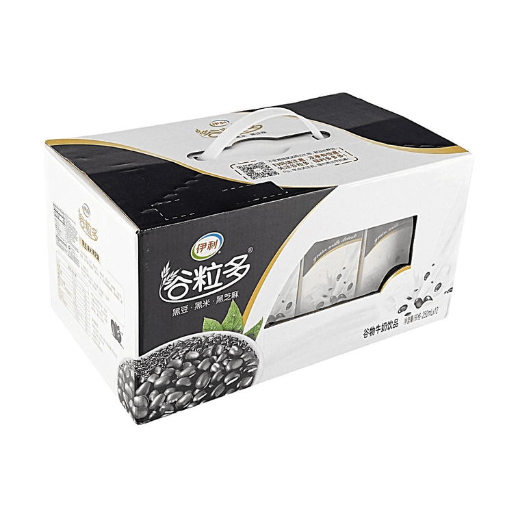 Gu Li Duo Black Bean Black Rice and Black Sesame Grain Milk Drink, 8.45 fl oz * 12 Pack, 101.44 fl oz 【Family Case Pack】 4