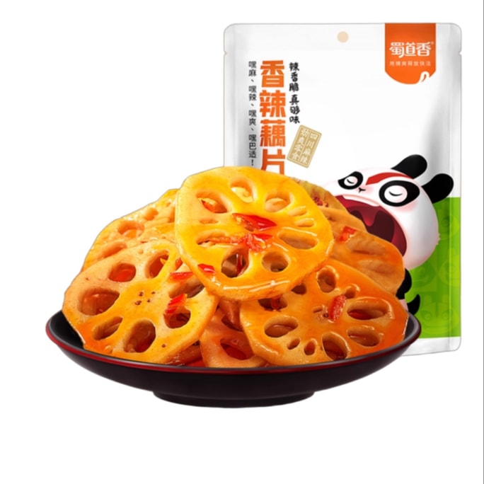 【中國直郵】 蜀道香 辣藕片 鮮辣脆爽 辣味素食小吃 120g