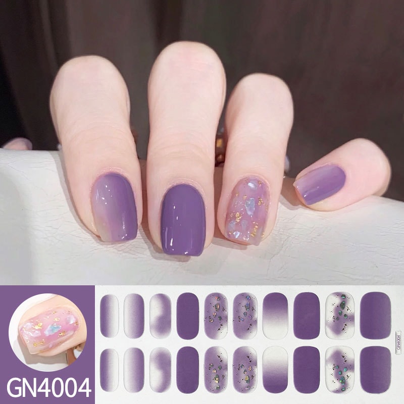 【中国直邮】 Sweet Mint 爆款20指免烤凝胶美甲贴网红 ins风指甲贴穿戴甲防水磨砂贴