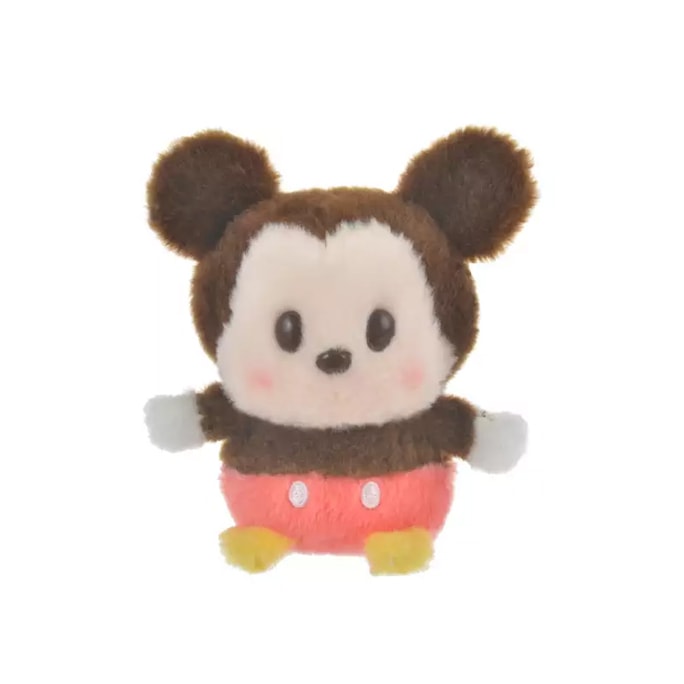 【日本直邮】DISNEY东京迪士尼 豆豆眼小不点系列玩偶毛绒玩具 米奇 约12cm高